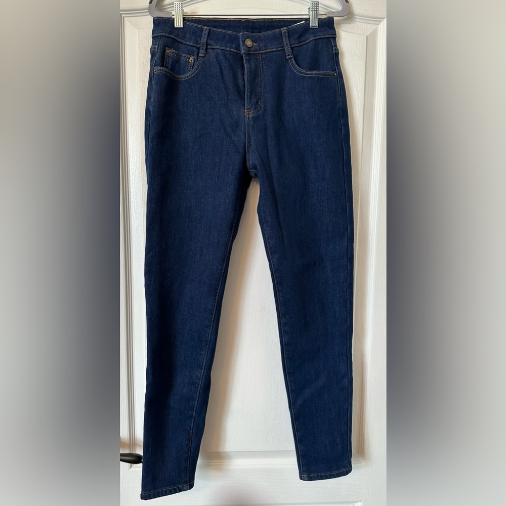 Warm, fleece lined skinny jeans